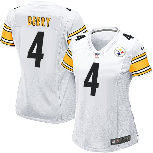 Women's Game Jordan Berry Nike Jersey White Road - #4 NFL Pittsburgh Steelers